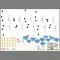 Counting Sheep Pattern wall decal print layout.