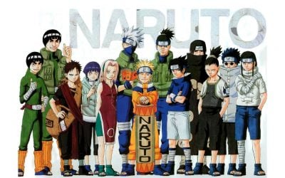 Naruto anime characters.