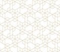 Image for Gold Geometric Wall Mural