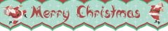 Valance MCM Merry Christmas Santa 48 Corro - Cardboard