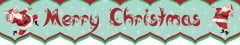 Valance MCM Merry Christmas Santa 48 - Plastic