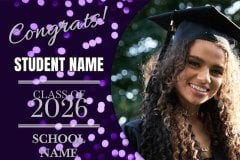 Image of Bling Graduation Sign