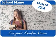 Image of Color Band Graduation Sign
