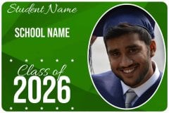Image of Multi Tone Graduation Sign.