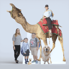 Order standees from 1' to 9' 10" tall.