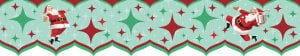 Valance MCM Extender Merry Christmas Santa 48" - Plastic