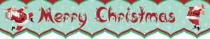 Valance MCM Merry Christmas Santa 48 - Plastic