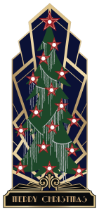 Art Deco Tree 36" Cardboard