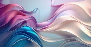 Image for Blurred Waves Wall Mural