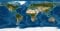 Image for Satellite World Map Wall Mural