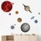 Solar System Photo wall decal displayed in bedroom.