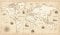 Image for Vintage World Map Wall Mural